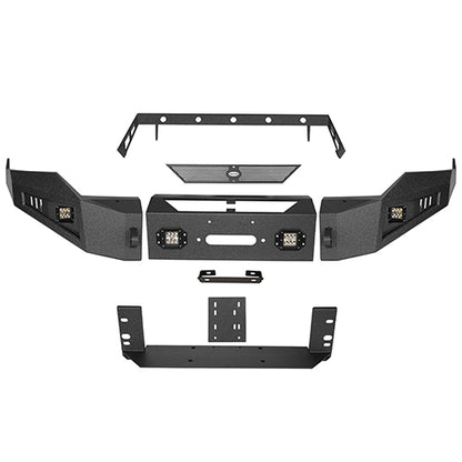 Front Bumper / Rear Bumper / Roof Rack Luggage Carrier for 2013-2018 Dodge Ram 1500 Crew Cab & Quad Cab,Excluding Rebel - LandShaker 4x4 LSG.6001+6005+6004 26