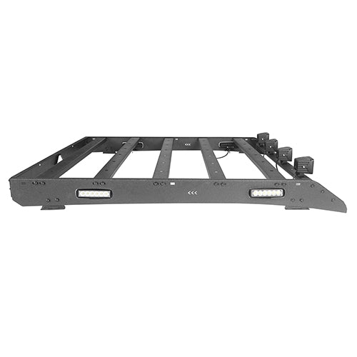 Front Bumper / Rear Bumper / Roof Rack Luggage Carrier for 2013-2018 Dodge Ram 1500 Crew Cab & Quad Cab,Excluding Rebel - LandShaker 4x4 LSG.6001+6005+6004 33