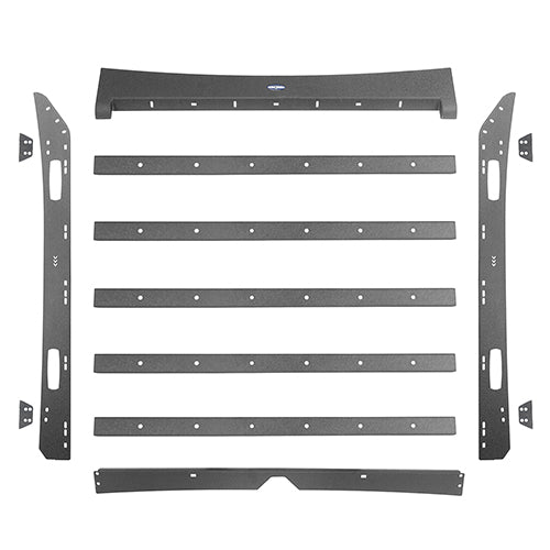 Front Bumper / Rear Bumper / Roof Rack Luggage Carrier for 2013-2018 Dodge Ram 1500 Crew Cab & Quad Cab,Excluding Rebel - LandShaker 4x4 LSG.6001+6005+6004 37