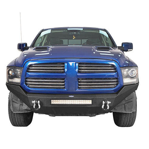 Front Bumper / Rear Bumper / Roof Rack Luggage Carrier for 2013-2018 Dodge Ram 1500 Crew Cab & Quad Cab,Excluding Rebel - LandShaker 4x4 LSG.6000+6005+6004 3