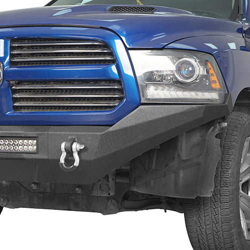 Front Bumper / Rear Bumper / Roof Rack Luggage Carrier for 2013-2018 Dodge Ram 1500 Crew Cab & Quad Cab,Excluding Rebel - LandShaker 4x4 LSG.6000+6005+6004 5