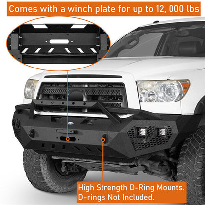 Front Bumper / Rear Bumper / Roof Rack for 2007-2013 Toyota Tundra Crewmax - LandShaker 4x4 LSG.5200+5206+5202 14