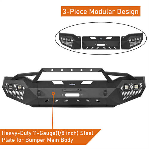 Front Bumper / Rear Bumper / Roof Rack for 2007-2013 Toyota Tundra Crewmax - LandShaker 4x4 LSG.5200+5206+5202 17