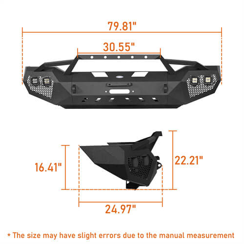 Front Bumper / Rear Bumper / Roof Rack for 2007-2013 Toyota Tundra Crewmax - LandShaker 4x4 LSG.5200+5206+5202 37