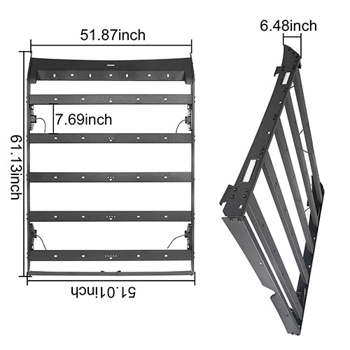 Front Bumper / Rear Bumper / Roof Rack for 2007-2013 Toyota Tundra Crewmax - LandShaker 4x4 LSG.5200+5206+5202 39