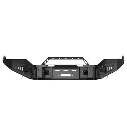 LandShaker Front Bumper w/ Winch Plate & LED Spotlights for 2013-2018 Ram 1500, Excluding Rebel lsg6024s 5