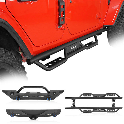 Front Bumper / Rear Bumper / Running Boards Side Steps(18-25 Jeep Wrangler JL)-LandShaker