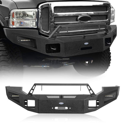 LandShaker Full Width Front Bumper for 2005-2007 Ford F-250 lsg8502 1