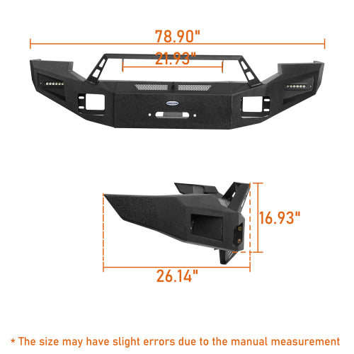 LandShaker Full Width Front Bumper for 2005-2007 Ford F-250 lsg8502 6