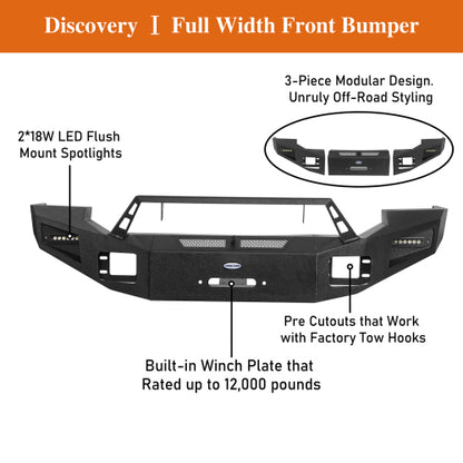 LandShaker Full Width Front Bumper for 2005-2007 Ford F-250 lsg8502 9