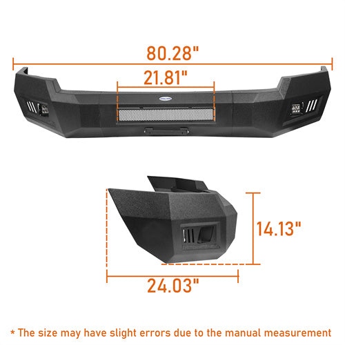 LandShaker Full Width Front Bumper for 2003-2005 Ram 2500, Excluding Diesel Models lsg6460 8