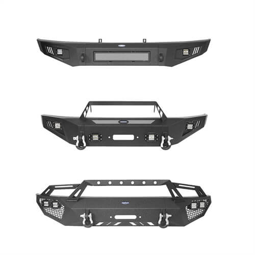 Full Width Front Bumper for 2009-2014 Ford F-150, Excluding Raptor  - LandShaker 4x4 l820082018202 2