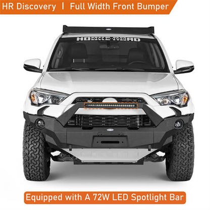 Full-Width Front Bumper w/ LED Light Bar For 2014-2024 Toyota 4Runner - LandShaker