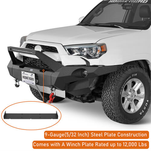 Full-Width Front Bumper w/ LED Light Bar For 2014-2024 Toyota 4Runner - LandShaker