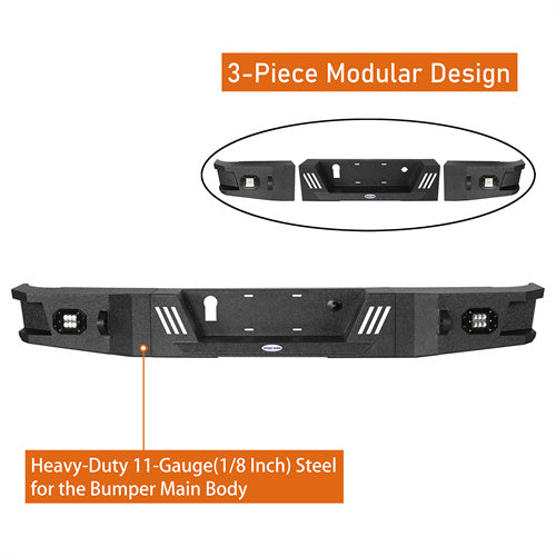 Full Width Front Bumper & Rear Bumper for 2007-2013 Toyota Tundra - LandShaker 4x4 LSG.5200+5206 19