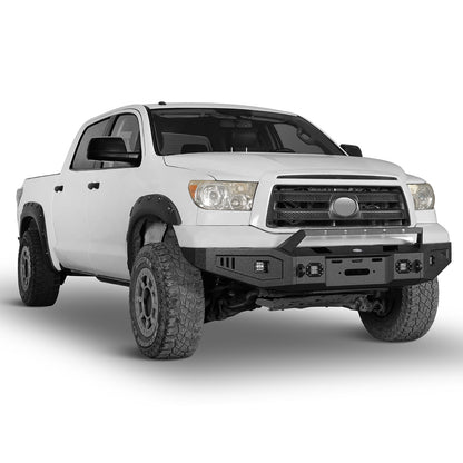 Full Width Front Bumper w/Winch Plate & Rear Bumper for 2007-2013 Toyota Tundra - LandShaker 4x4 LSG.5205A&LSG.5205B&LSG.5206 5