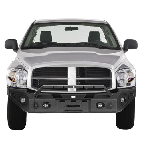 LandShaker Full-Width Front Bumper w/ Winch Plate for 2006-2009 Ram 2500 lsg6505 2