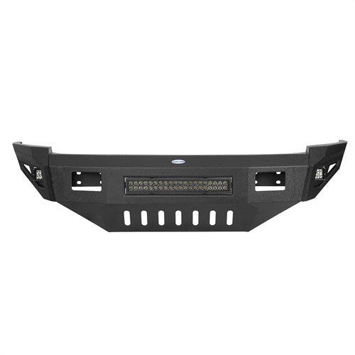 LandShaker Full Width Front Bumper w/ 120W LED Light Bar for 2010-2018 Ram 2500 lsg6402 5