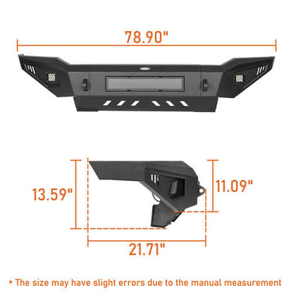 Tundra Front Bumper w/Skid Plate for 2007-2013 Toyota Tundra  - LandShaker 4x4 l5204s 9