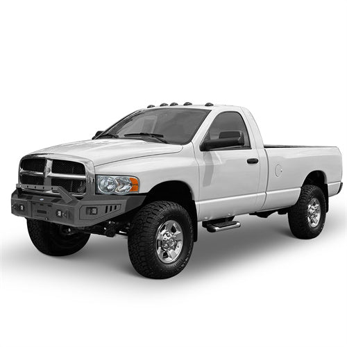 LandShaker Full Width Front Bumper w/ Winch Plate for 2003-2005 Ram 2500, Excluding Diesel Models sg6465 3