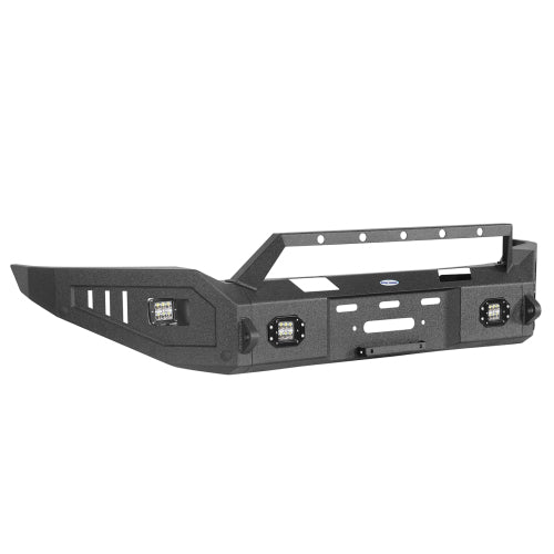 LandShaker Full-Width Front Bumper w/ Winch Plate for 2018-2020 Ford F-150, Excluding Raptor lsg8255 5