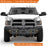 LandShaker Full-Width Front Bumper w/ Winch Plate & LED Spotlights for 2010-2018 Ram 2500 lsg6404  9