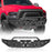 LandShaker Full Width Front Bumper w/ Winch Plate & LED Spotlights for 2015-2018 Ram 1500 Rebel lsg6012 1