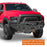 LandShaker Full Width Front Bumper w/ Winch Plate & LED Spotlights for 2015-2018 Ram 1500 Rebel lsg6012 9