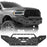 LandShaker Full Width Front Bumper w/ Winch Plate & LED Spotlights for 2019-2023 Ram 2500 lsg6305ab 1