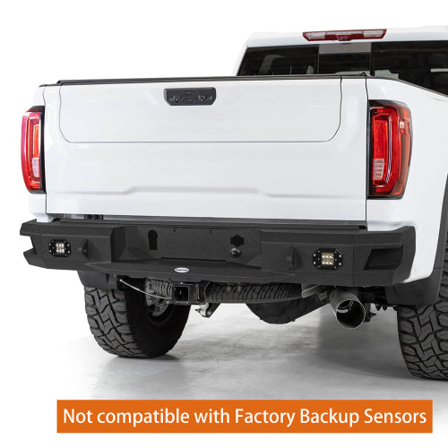 LandShaker GMC Sierra 2500HD Rear Bumper w/ LED Floodlights for 2020-2023 GMC Sierra 2500HD lsg9203 11