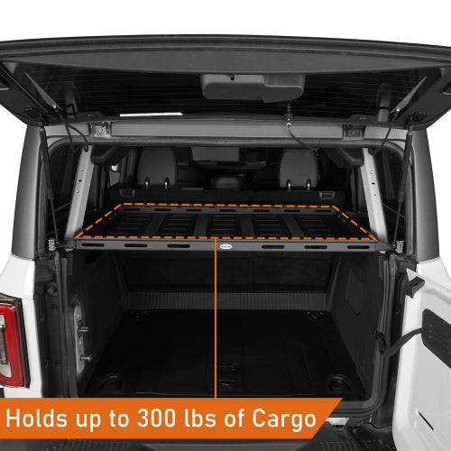 LandShaker Interior Cargo Rack for 2021-2023 Ford Bronco  4-Door Hardtops lsg8907s  11