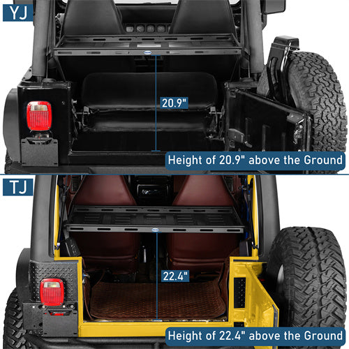 Interior Cargo Rack For 1987-2006 Jeep Wrangler YJ TJ(Excluding Unlimited) - LandShaker4x4