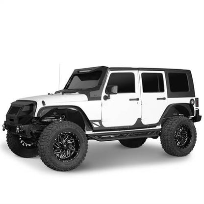 Jeep JK Body Armor Cladding for 2007-2018 Jeep Wrangler JK 4 Door - LandShaker 4x4 ls2045s 3