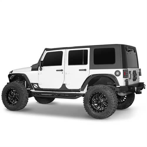 Jeep JK Body Armor Cladding for 2007-2018 Jeep Wrangler JK 4 Door - LandShaker 4x4 ls2045s 4