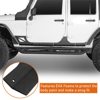 Jeep JK Body Armor Cladding for 2007-2018 Jeep Wrangler JK 4 Door - LandShaker 4x4 ls2045s 9