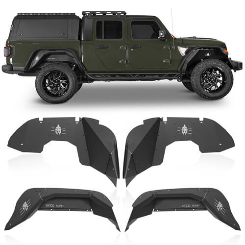 Jeep JT Front & Rear Inner Fender Liners for Jeep Gladiator JT - LandShaker 4x4 ls70127013s 1