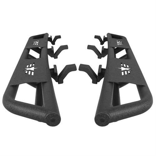 Jeep Gladiator Side Steps Star Tubular Running Bards for 2020-2022 Jeep Gladiator - LandShaker 4x4 LSG.7002 2