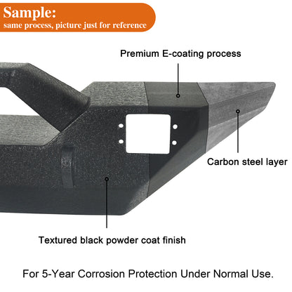 Jeep Gladiator Side Steps Star Tubular Running Bards for 2020-2022 Jeep Gladiator - LandShaker 4x4 LSG.7002 8