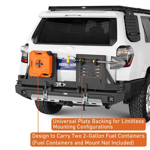 KarooCargo Rear Bumper w/ 5.3-Gallon Jerry Can Holder For 2010-2024 Toyota 4Runner - LandShaker-lsg9811-6