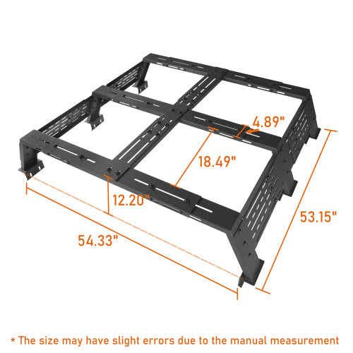 LandShaker 12.2" High Overland Truck Bed Rack for Truck lsg9908s 6