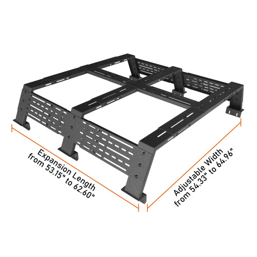 LandShaker 12.2" High Overland Truck Bed Rack for Truck lsg9908s 7