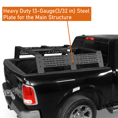 LandShaker 12.2" High Overland Truck Bed Rack for Truck lsg9908s 9