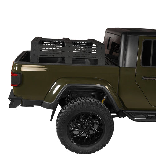 LandShaker 12.2" High Overland Bed Rack for 2020-2024 Jeep Gladiator JT and 2005-2023 Toyota Tacoma lsg9903s 2