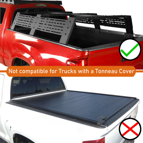 LandShaker 12.2" High Overland Bed Rack for 2007-2023 Toyota Tundra & 2005-2023 Toyota Tacoma lsg9907s 10