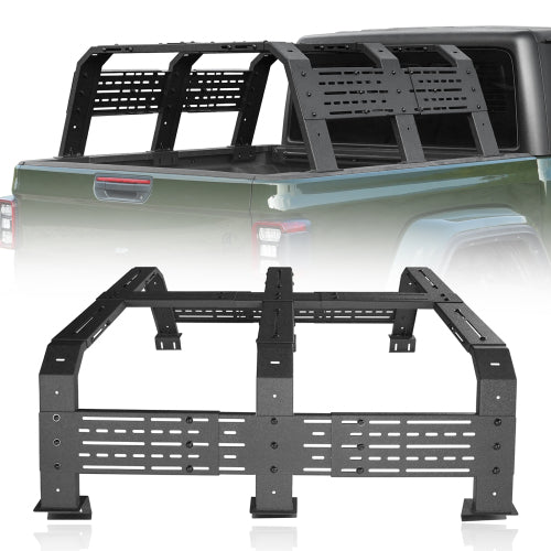 LandShaker Overland Bed Rack 18.8" High for Ford Ranger & GMC Canyon & Chevrolet Colorado & Jeep Gladiator JT lsg9902s 1