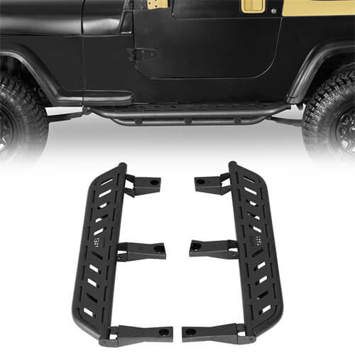 Off-road Nerf Side Step Bars For 1987-1995 Jeep Wrangler YJ - LandShaker-lsg1065-1