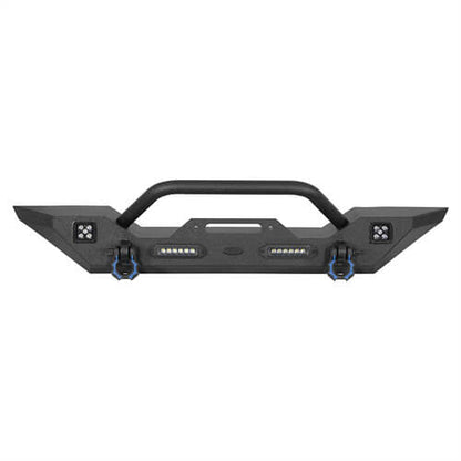 Mid Width Front Bumper & Front Skid Plate(07-18 Jeep Wrangler JK)-LandShaker