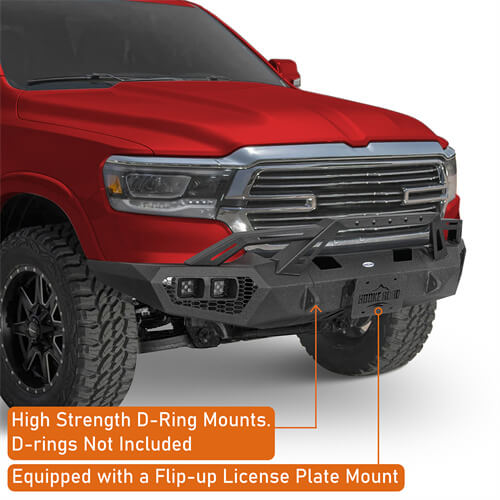 Off-Road Front Bumper For 2019-2024 Ram 1500 - LandShaker-lsg6036-7