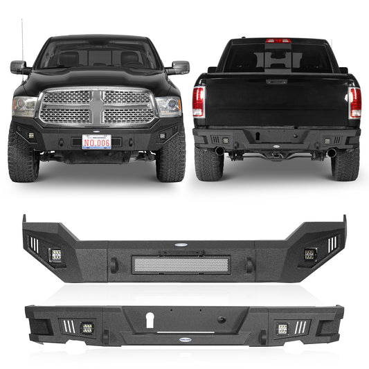 Off-Road Front & Rear Bumper For 2013-2018 Ram 1500 (Excluding Rebel) - LandShaker4x4