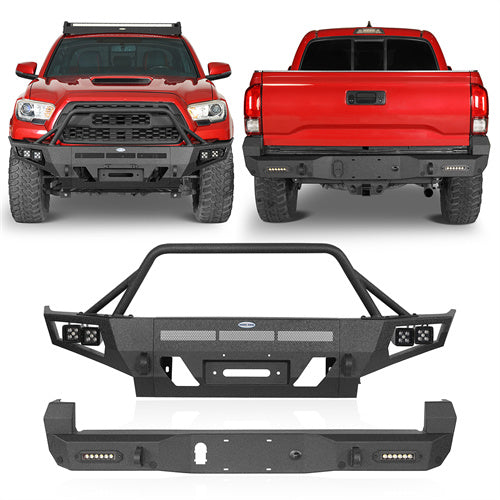 Off Road Front & Rear Bumper For 2016-2023 Toyota Tacoma - LandShaker 4x4